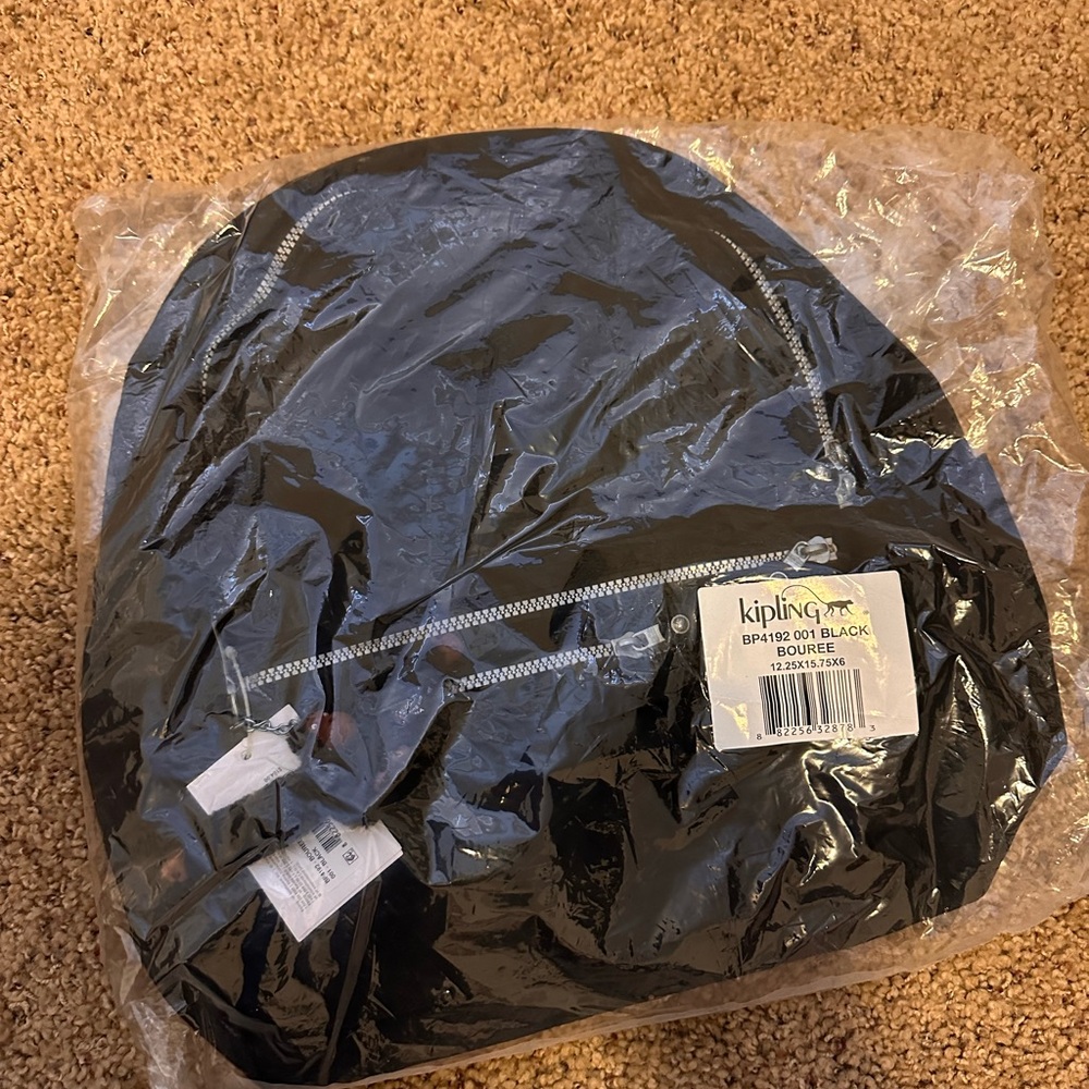 New Kipling BP4192 Bouree Black Backpack